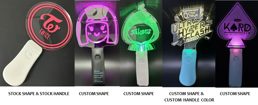 CUSTOM LIGHT UP and GLOW PADDLES!