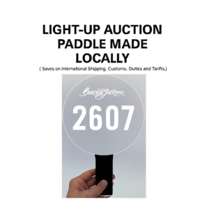 Light-Up Auction Paddles